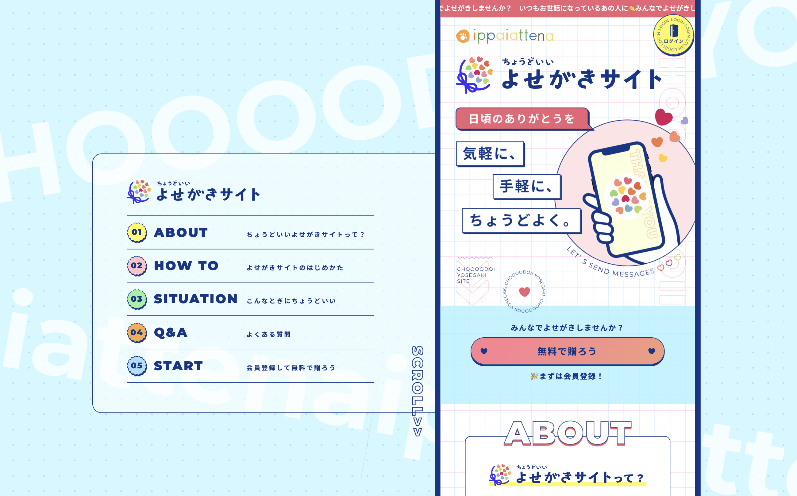 ちょうどいい よせがきサイト